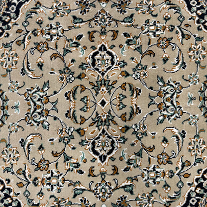 3 ft x 5 ft Persian Rug - Classic Collection - Beige & Black Acrylic Polyester Luxury