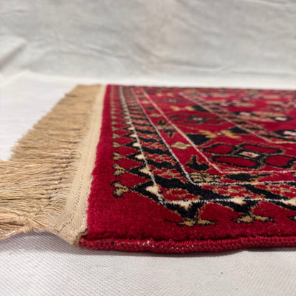 3 ft x 5 ft Persian Rug - Qashqai Majesty Collection - Red Acrylic Polyester Luxury