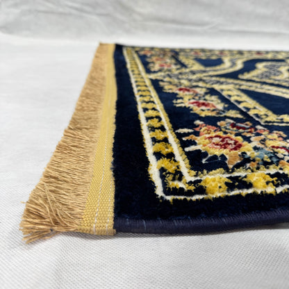 3 ft x 5 ft Turkish Rug - Anatolia Luxe Collection - Black & Gold Acrylic Polyester