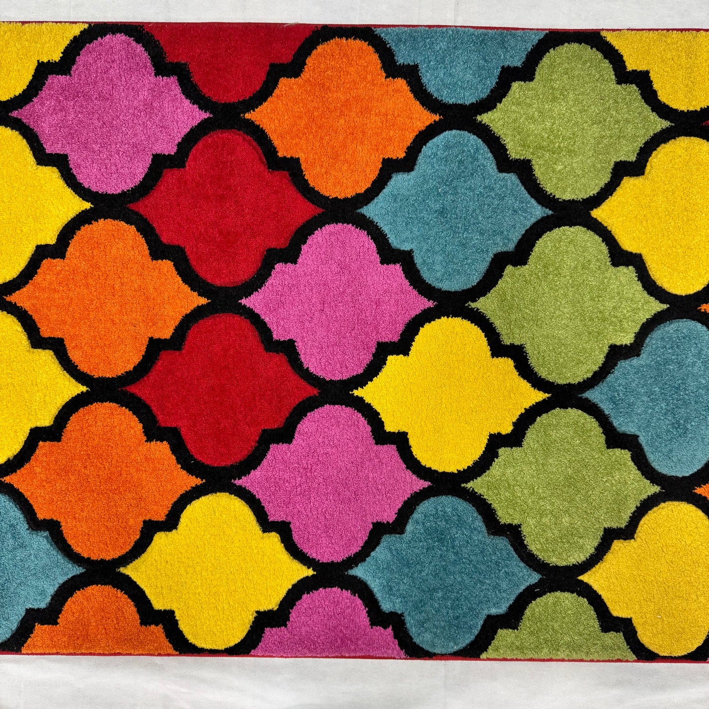 3 ft x 5 ft Turkish Rug - Istanbul Mosaic Collection - Multicolor Modern Luxury