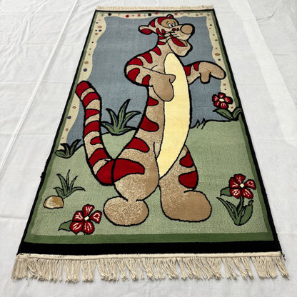 3 ft x 7 ft Persian Rug - Shiraz Joy Collection - Multicolor Kids Cartoon Design