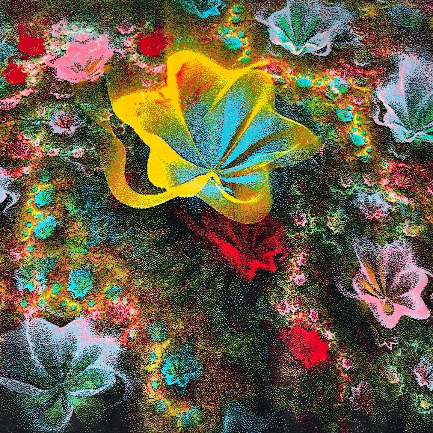 5 ft x 8 ft Persian Rug - Isfahan Bloom Collection - Multicolor Floral Abstract Design