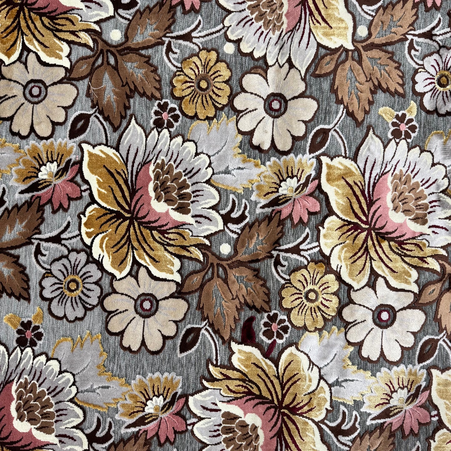 5 ft x 8 ft Persian Silky Rug - Nain Blossom Collection - Multicolor Floral Luxury Carpet