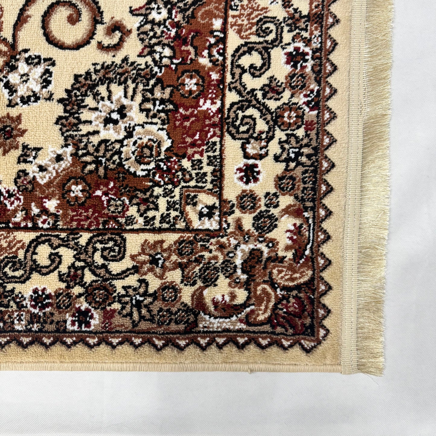 Turkish Rug – Golden Aura Collection – Beige Luxury Medallion