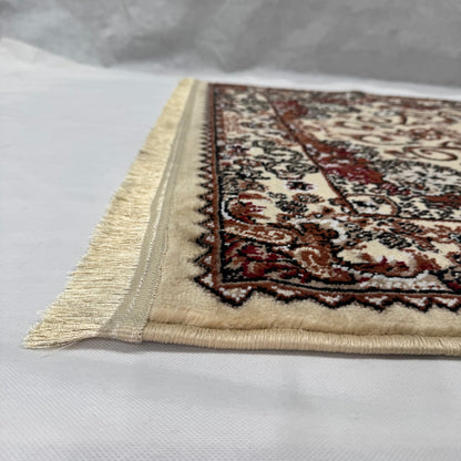 Turkish Rug – Golden Aura Collection – Beige Luxury Medallion