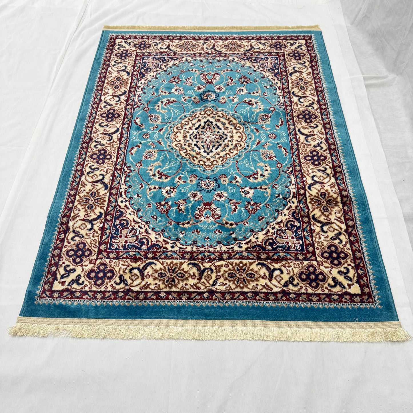 Turkish Rug – Sultanah Collection – Turquoise Elegance