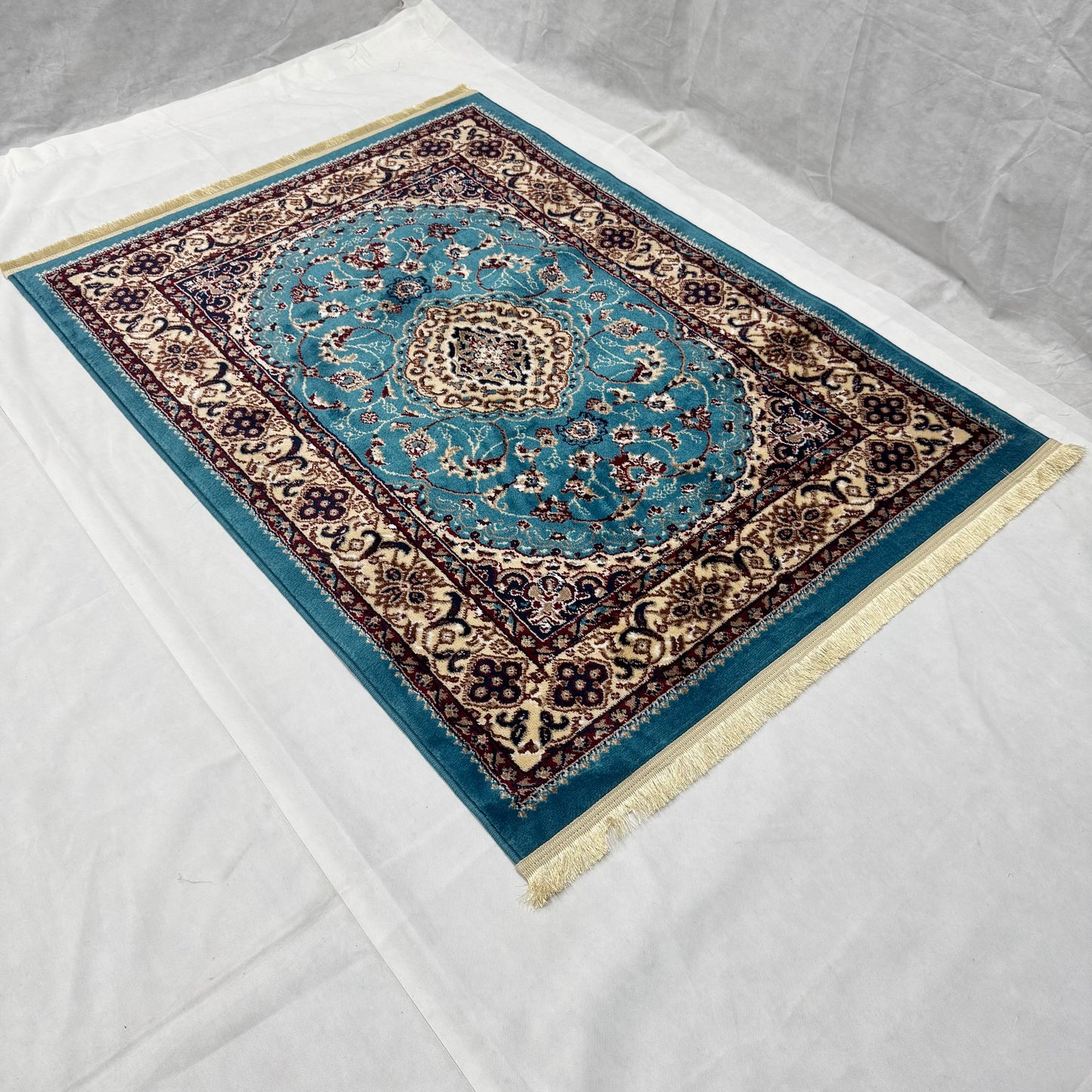 Turkish Rug – Sultanah Collection – Turquoise Elegance