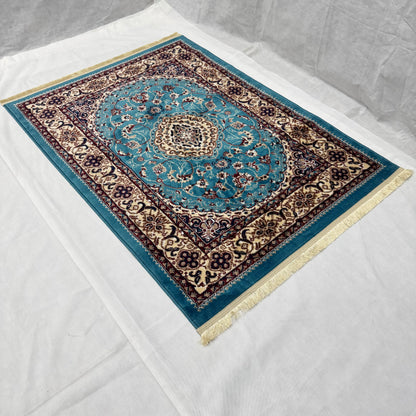 Turkish Rug – Sultanah Collection – Turquoise Elegance