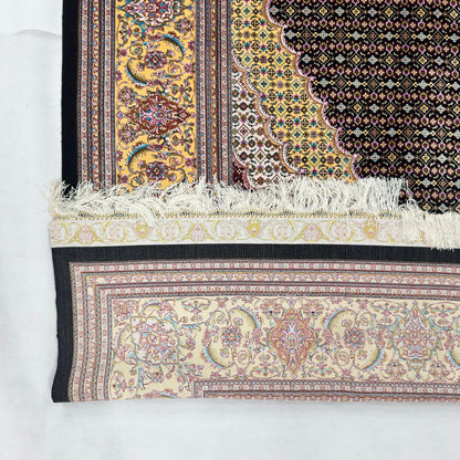 Persian Hunting Silk Rug 8 ft x 11 ft | Pure Silk Abresham 1600 Reed
