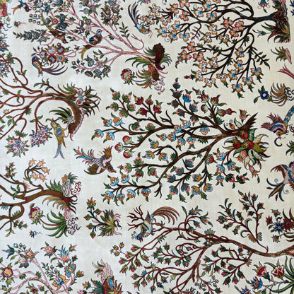 Persian Tree of Life Silk Rug 7 ft x 10 ft | Pure Silk Abresham 1600 Reed