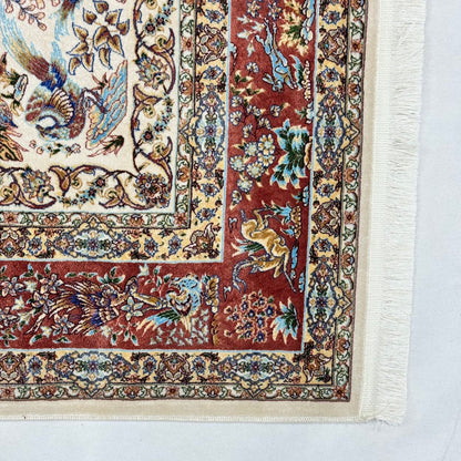 Persian Silk Garden of Paradise Rug 3 ft x 5 ft | 1600 Reeds