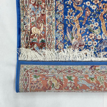Persian Silk Garden of Paradise Rug 2.5 ft x 4 ft | 1600 Reed