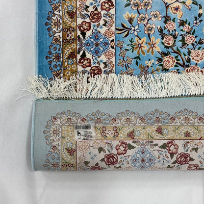 Persian Silk Floral Tree Rug 2.5 ft x 4 ft | Pure Silk Abresham 1600 Reed
