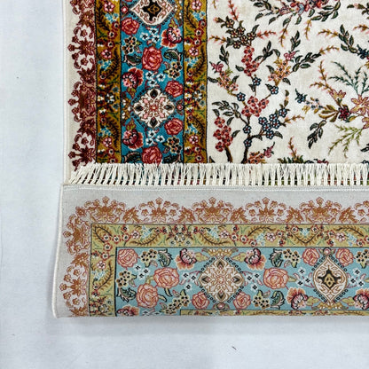 Persian Silk Tree of Life Rug 3 ft x 5 ft | 1600 Reeds