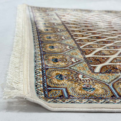 Persian Silk Gonbad Sunburst Rug 3 ft x 5 ft | 1600 Reeds