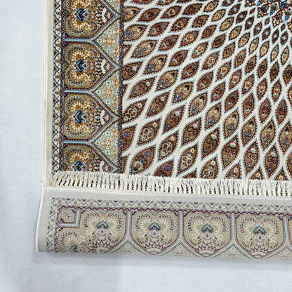 Persian Silk Gonbad Sunburst Rug 3 ft x 5 ft | 1600 Reeds