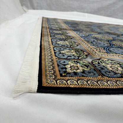 Persian Shah Abbasi Medallion Silk Rug 7 ft x 10 ft | Pure Silk Abresham 1600