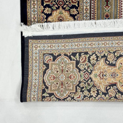 Persian Bagh Garden Panel Pure Silk Abresham Rug 7 ft x 10 ft | 1600 Reed