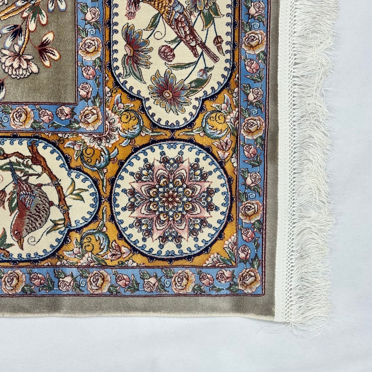 Persian Silk Garden of Paradise Rug 7 ft x 10 ft | 1600 Reed Pure Silk