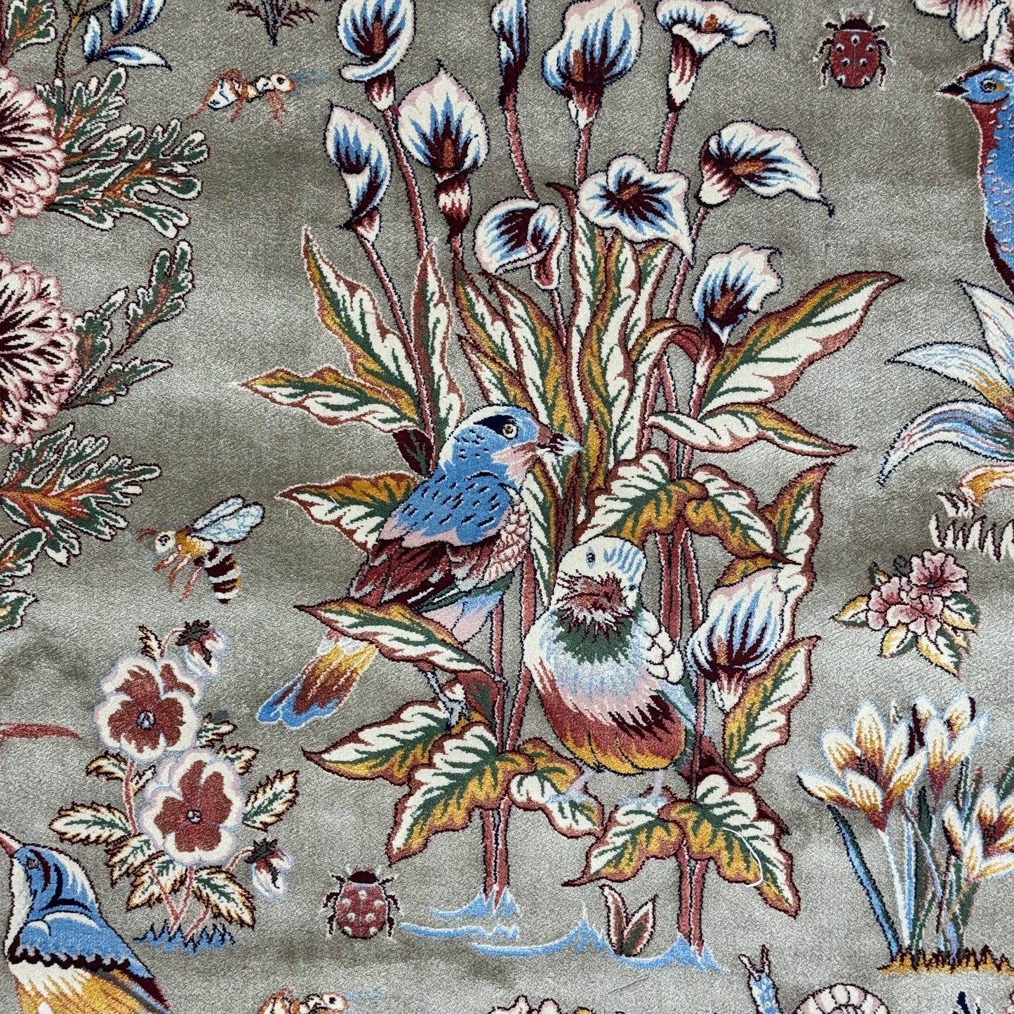Persian Silk Garden of Paradise Rug 7 ft x 10 ft | 1600 Reed Pure Silk