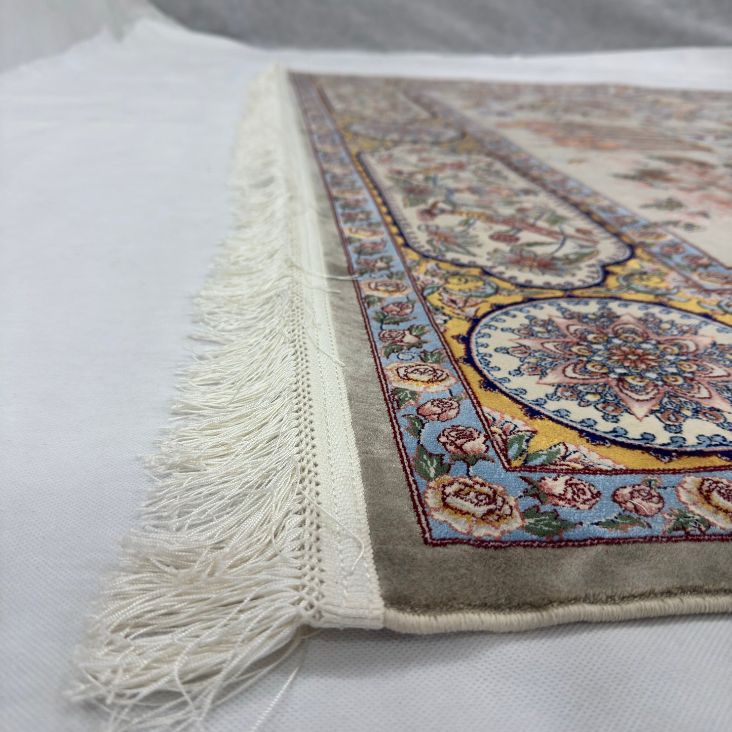 Persian Silk Garden of Paradise Rug 7 ft x 10 ft | 1600 Reed Pure Silk