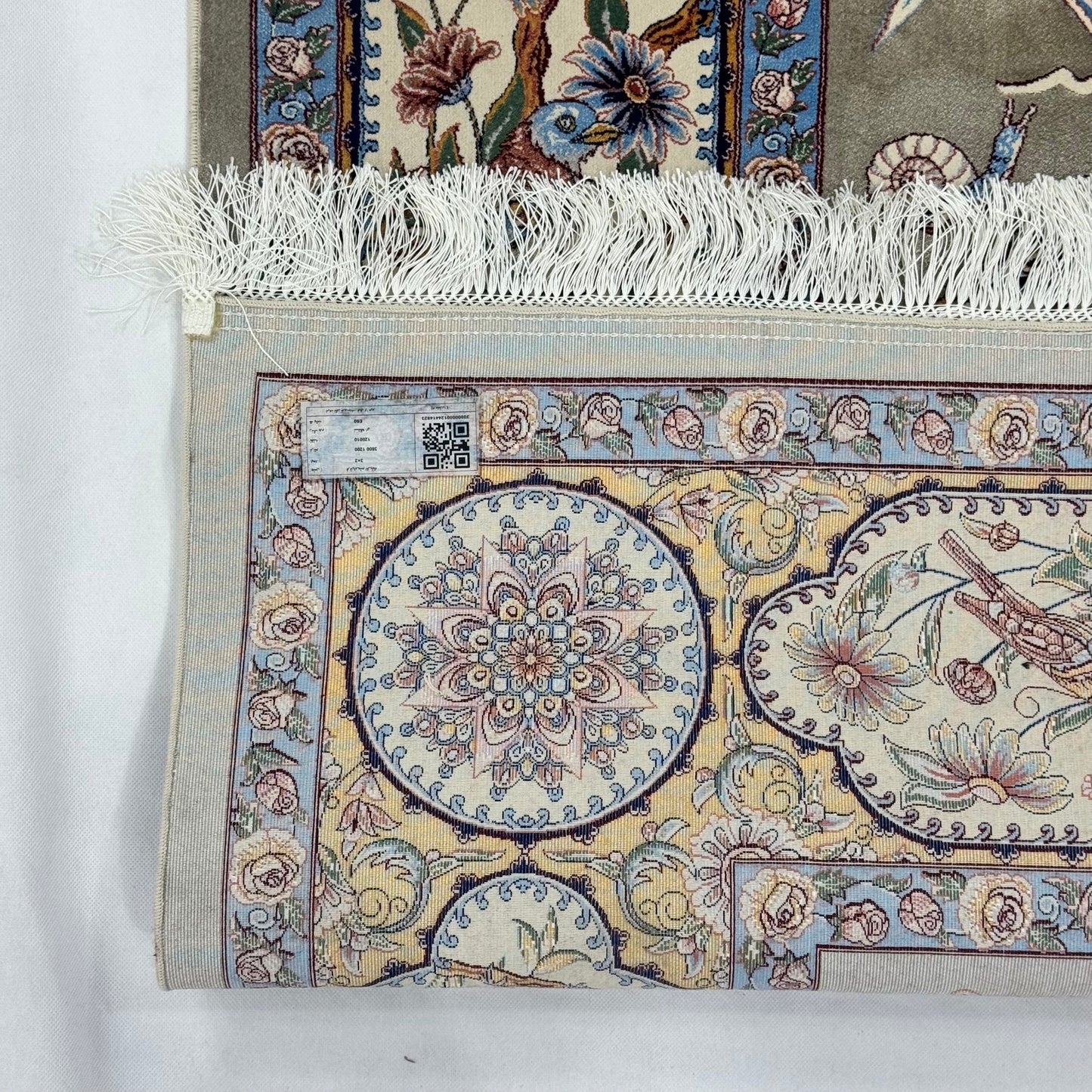 Persian Silk Garden of Paradise Rug 7 ft x 10 ft | 1600 Reed Pure Silk