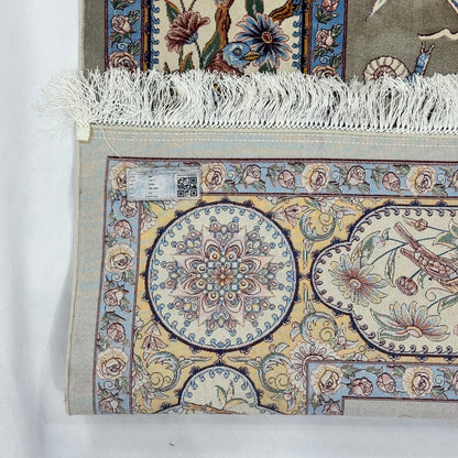 Persian Silk Garden of Paradise Rug 7 ft x 10 ft | 1600 Reed Pure Silk