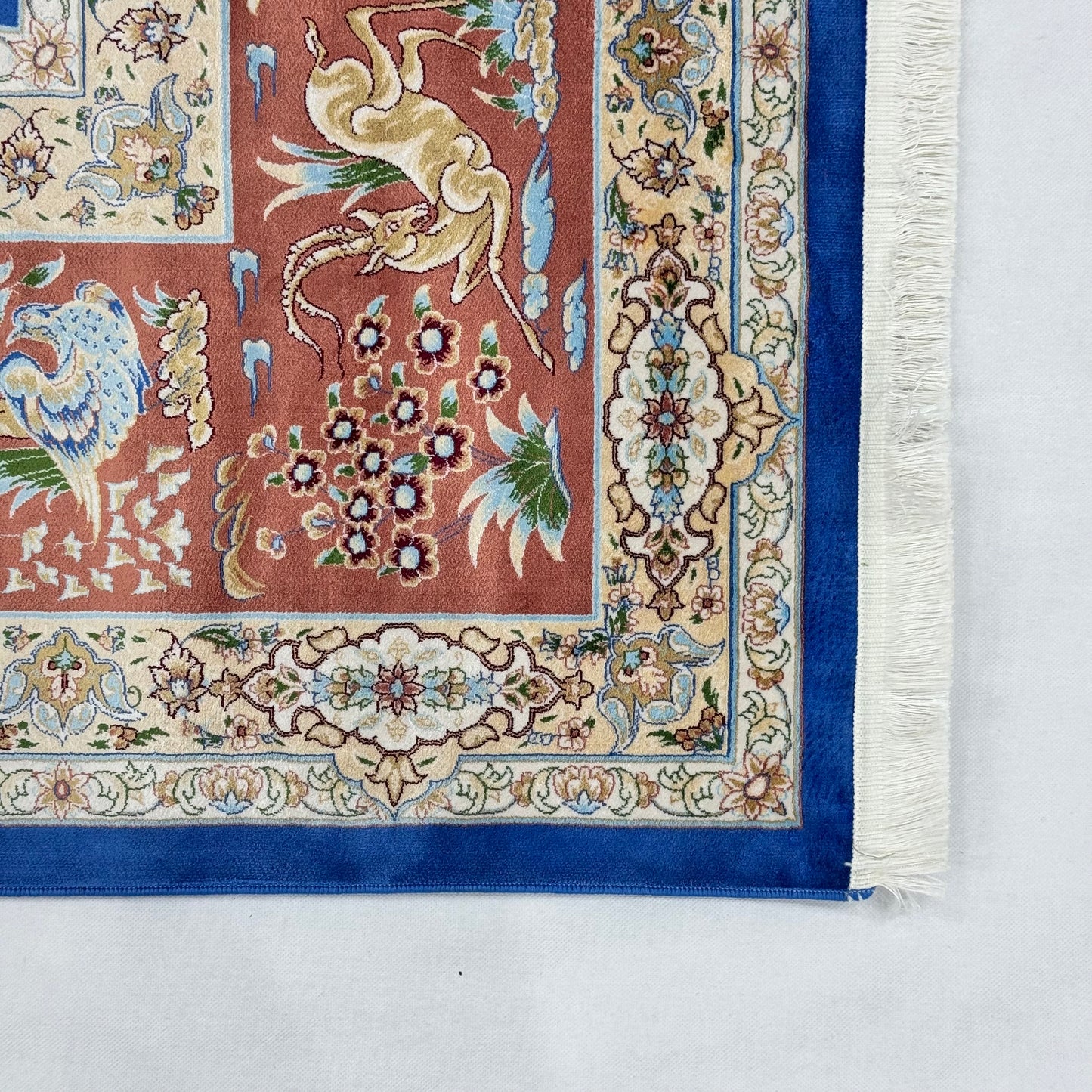 Persian Silk Tree of Life Rug 7 ft x 10 ft | 1600 Reed Pure Silk Abresham