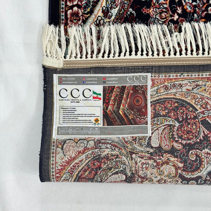 4 ft x 6 ft Persian Acrylic Rug, 700 Reed Machine-Made Carpet