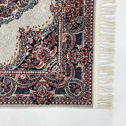 4 ft x 6 ft Persian Acrylic Rug | 700 Reed Floral Medallion Carpet