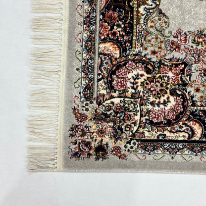 4 ft x 6 ft Persian Floral Medallion Acrylic Rug | 700 Reed Machine-Made Carpet