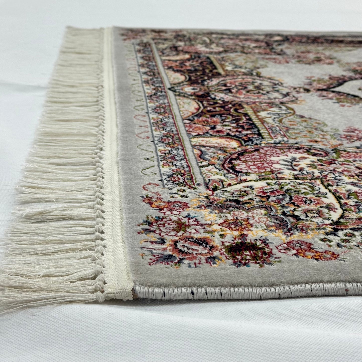 4 ft x 6 ft Persian Floral Medallion Acrylic Rug | 700 Reed Machine-Made Carpet