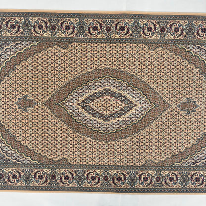 Persian Silk Mahi Medallion Rug 3 ft x 5 ft | 1600 Reeds