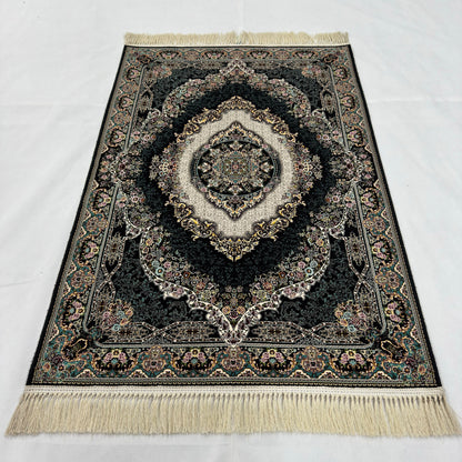 3 ft x 5 ft Persian 1200 Reed Acrylic Rug – Iranian Medallion Carpet