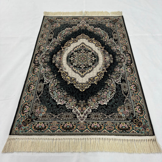 3 ft x 5 ft Persian 1200 Reed Acrylic Rug – Iranian Medallion Carpet