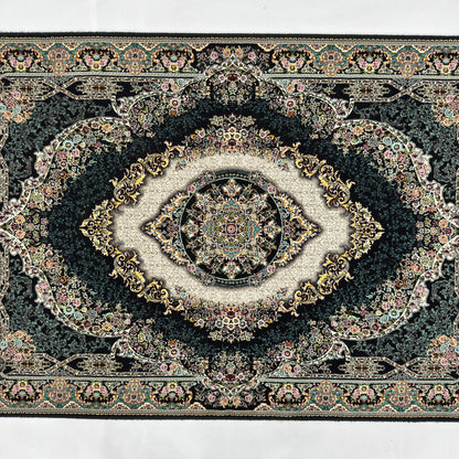 3 ft x 5 ft Persian 1200 Reed Acrylic Rug – Iranian Medallion Carpet